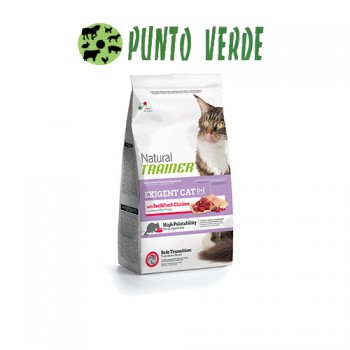 NATURAL TRAINER EXIGENT CAT MANZO E POLLO FRESCO KG 1,5 